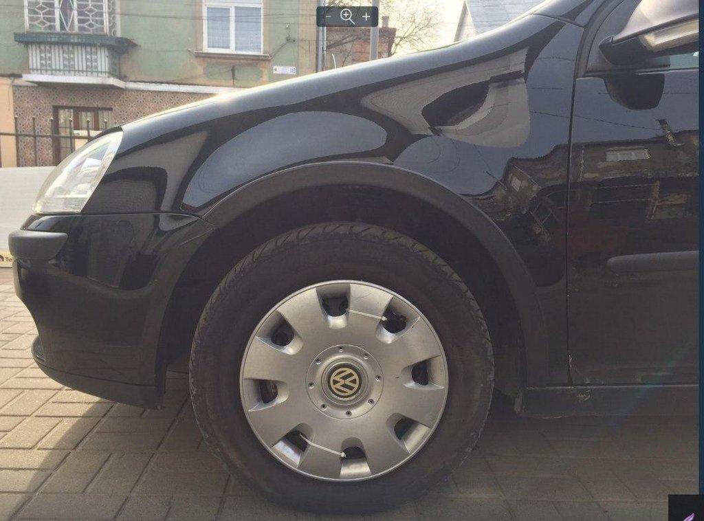 Накладки на арки (4 шт, чорний мат) для Volkswagen Golf 5, фото 1