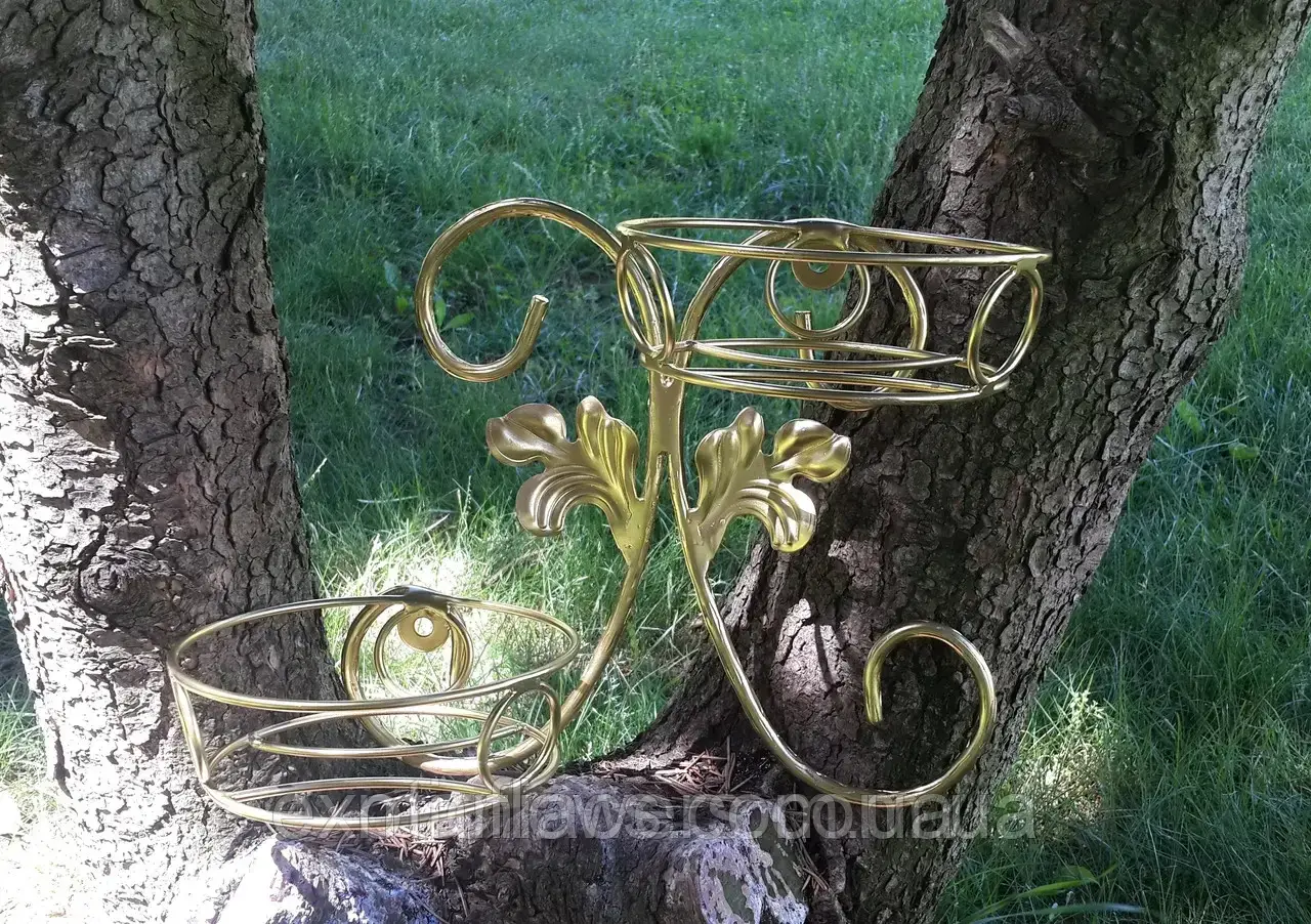 Метелик, підставка для квітів на 2 чаші, фото 1