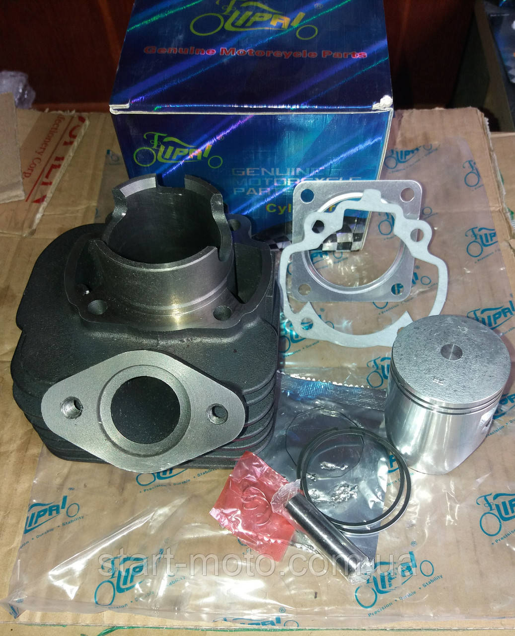 Honda LEAD 100cc (Ø51, p-13) Циліндр к-кт (фірма Lipal) Японія, фото 1