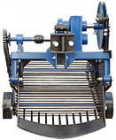 Транспортерна картоплекопалка КК10 пасова лівостороння з вібруючим ножем до важкого мотоблока, фото 2