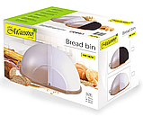 Хлібниця Maestro з відкидною кришкою MR-1678 (Чорна), фото 3