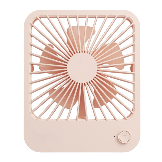 Вентилятор настільний ультра компактний Table Fan 966 JY рожевий