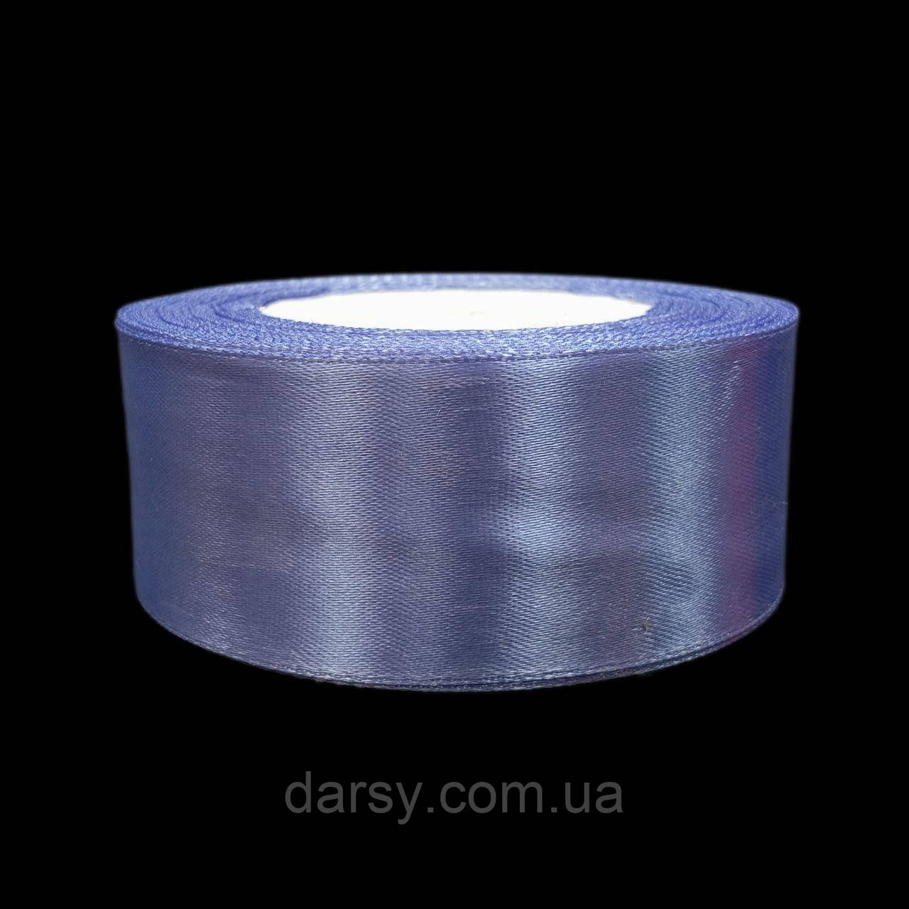 Стрічка атласна 38 мм, лілова, 23 м, фото 1