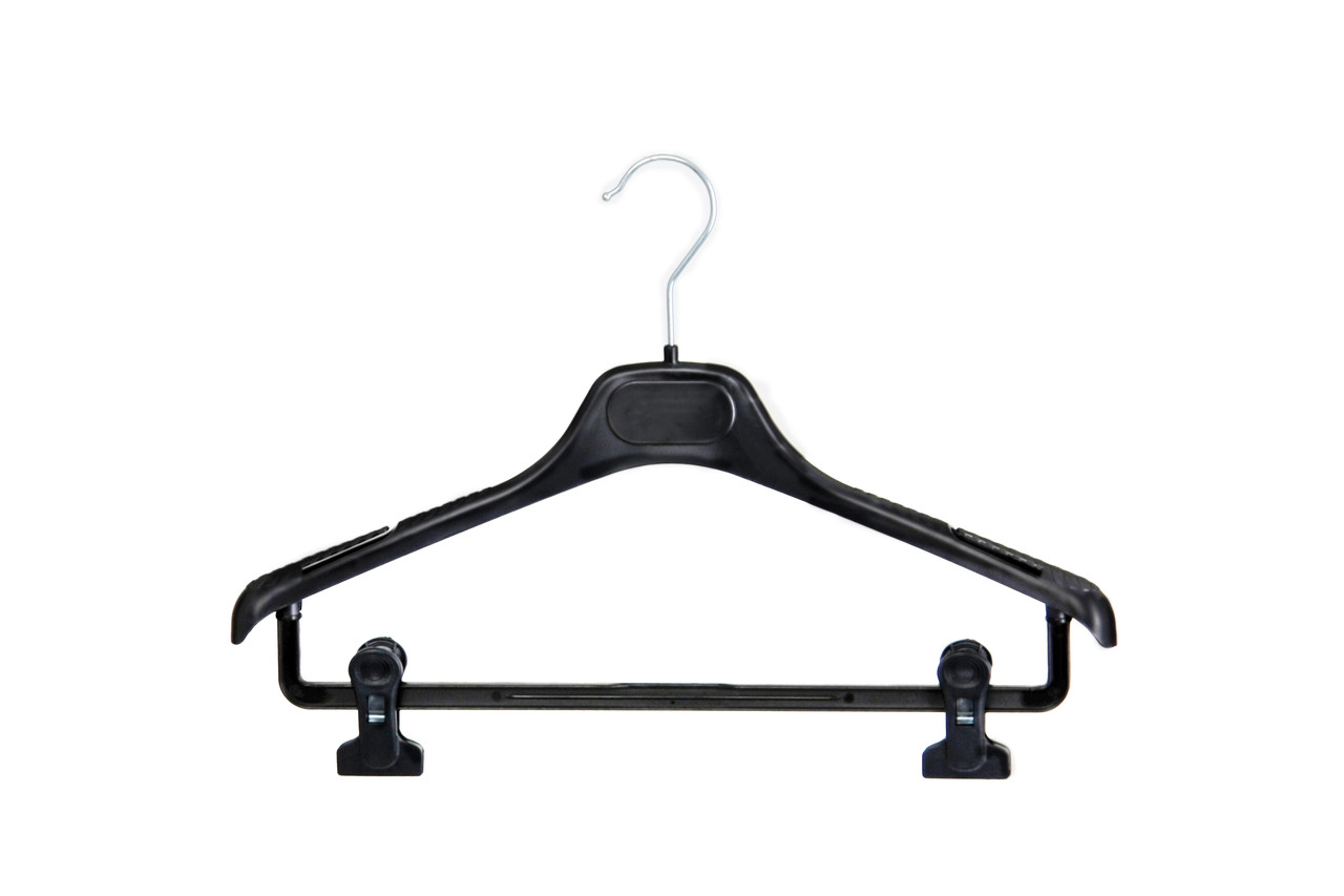 Плічка-вішалка з виїмками та прогумованими затискачами (100), фото 1