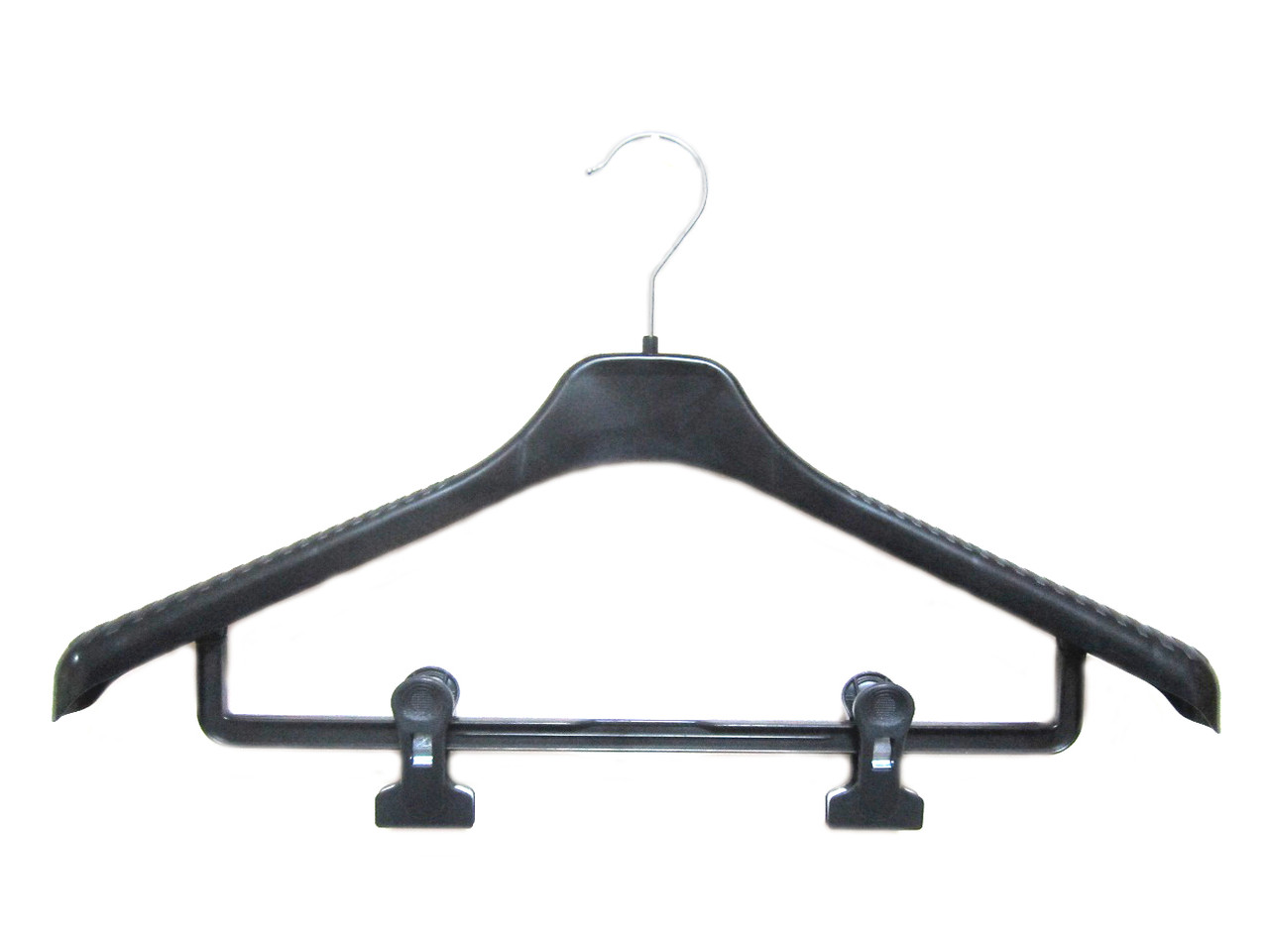 Плічка-вішалка суцільна з затискачами (90), фото 1