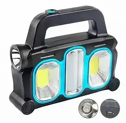 РОЗПРОДАЖ Світлодіодний акумуляторний ліхтар на сонячній батареї Power Bank Gold Orion OR 6169