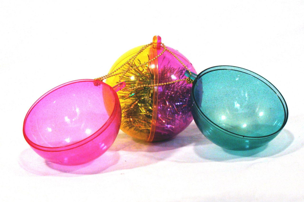 Новогодний прозрачный шар для конфет - фото 5 - id-p425723645