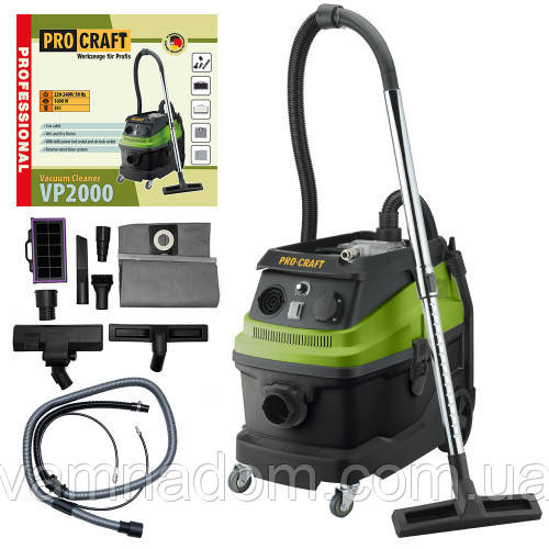 Промисловий (будівельний) пилосос Procraft VP2000, фото 1