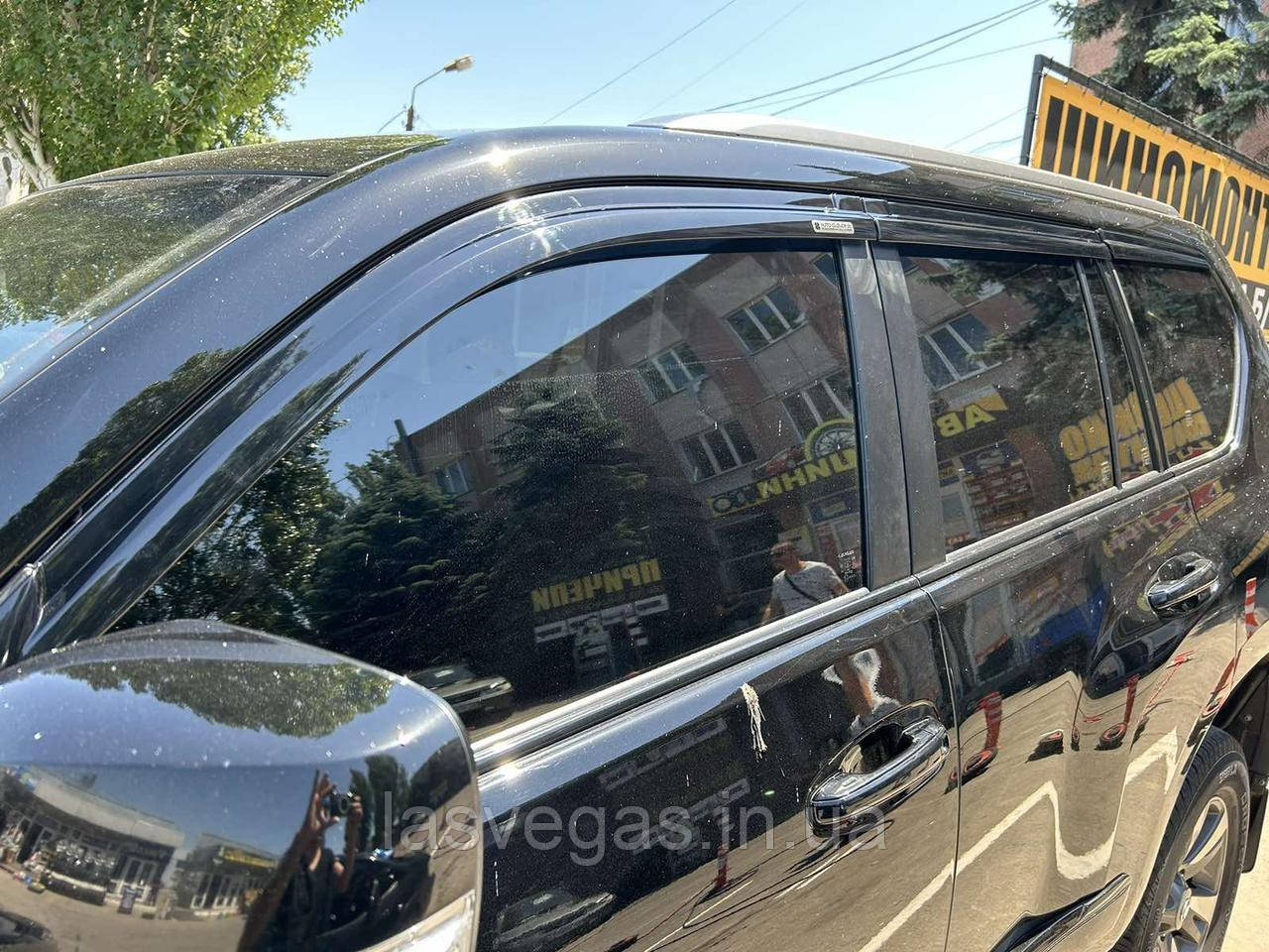 Дефлектори вікон, вітровики Lexus GX460 2010-2023 (6шт./Autoclover/Південна Корея), фото 1