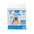 Гігієнічні пелюшки Природа SaniPet для собак, целюлоза, 45х60 см, 15 шт, фото 2