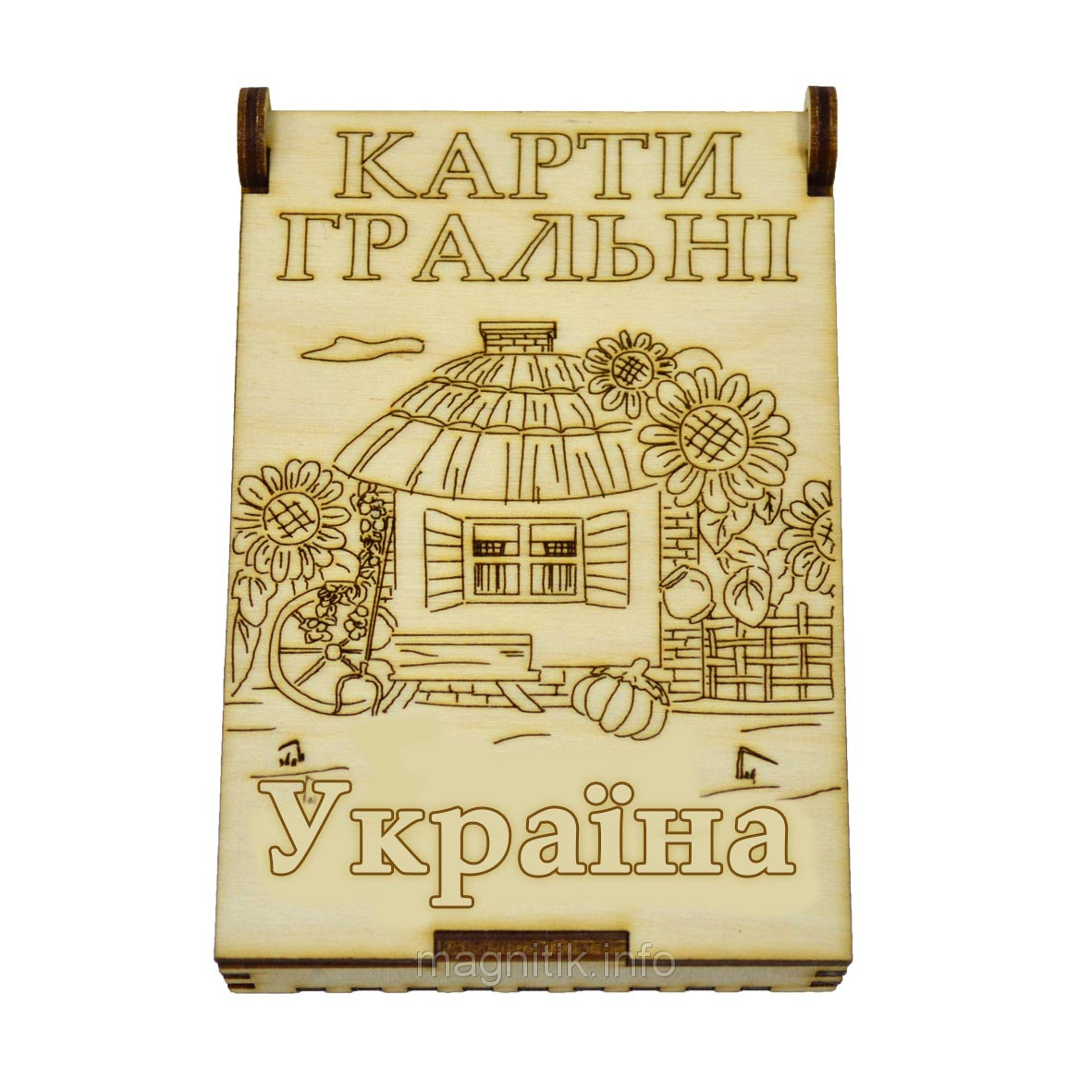 Карты в сувенирной упаковке "Украина: Хата в подсолнухах" - фото 1 - id-p29259948