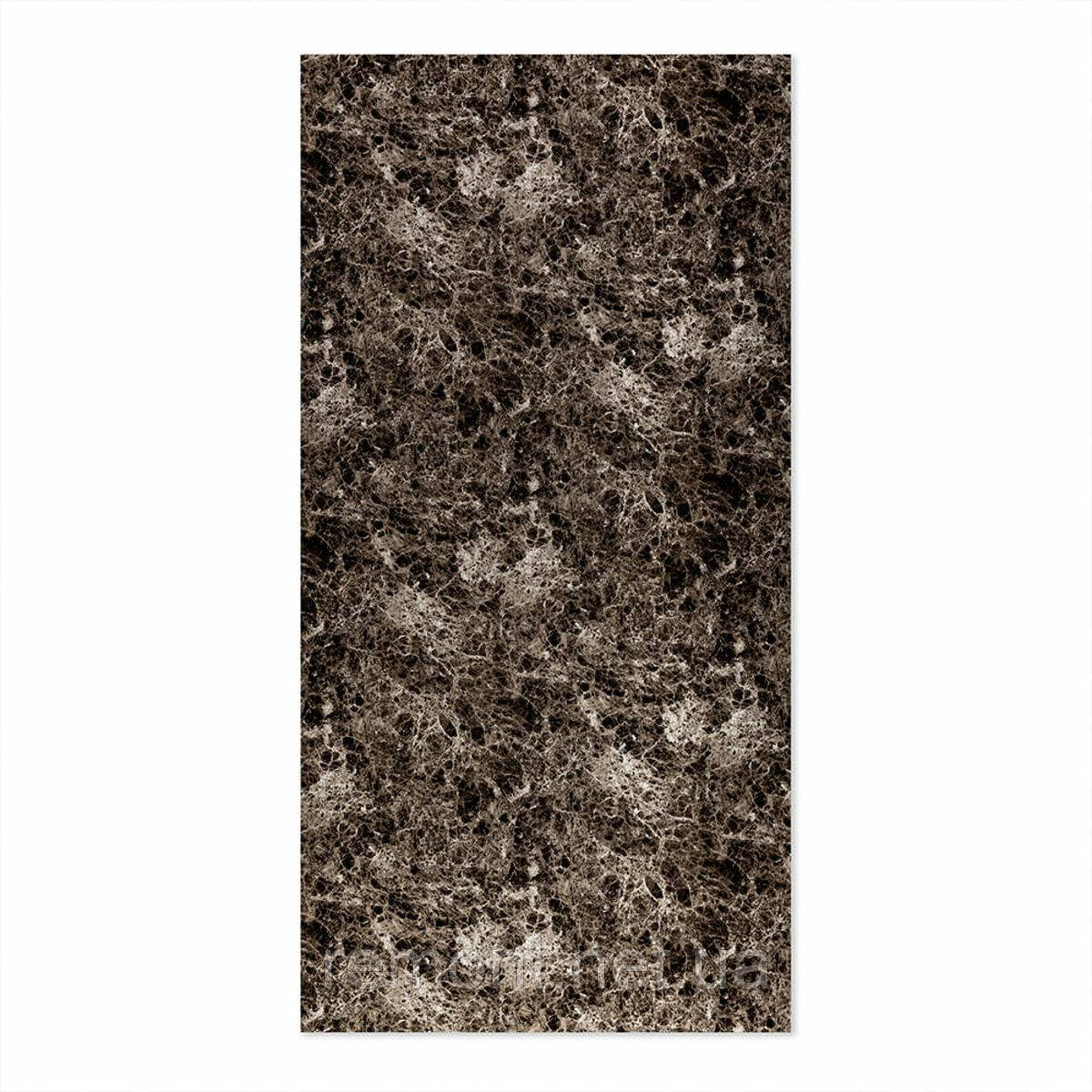 Декоративна ПВХ плита 1,22м х 2,44м х 3мм Темно-сірий мармур SW-00001407, фото 1