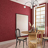 Лляні теплі шпалери на самоклейці 2800х650х2мм Бардо меланж (D) SW-00001492, фото 7