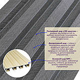 Рейка декоративна WPC стінова 3000х160х23мм Вугілля SW-00001534, фото 2