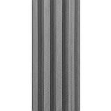 Рейка декоративна WPC стінова 3000х160х23мм Вугілля SW-00001534, фото 5