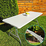 Складний стіл 182х74х74см SW-00001605, фото 4