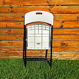 Складний стілець 46х52х79см Білий SW-00001609, фото 10