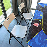 Складний стілець 46х42,5х86см Білий SW-00001610, фото 9