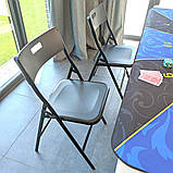 Складной стілець 46х42,5х86см Чорний SW-00001611, фото 9