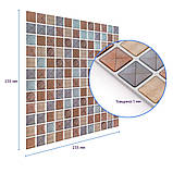 Самоклеюча поліуретанова плитка 235х235х1мм (D) SW-00001939, фото 3