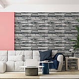 Панель стінова 3D 680х680х4мм Сірий сланець SW-00002003, фото 4