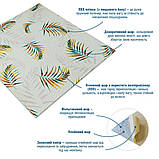 Панель стінова 3D 680х670х4мм Папороть на бежовому фоні (D) SW-00001983, фото 2