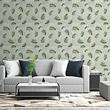 Панель стінова 3D 680х670х4мм Папороть на бежовому фоні (D) SW-00001983, фото 4