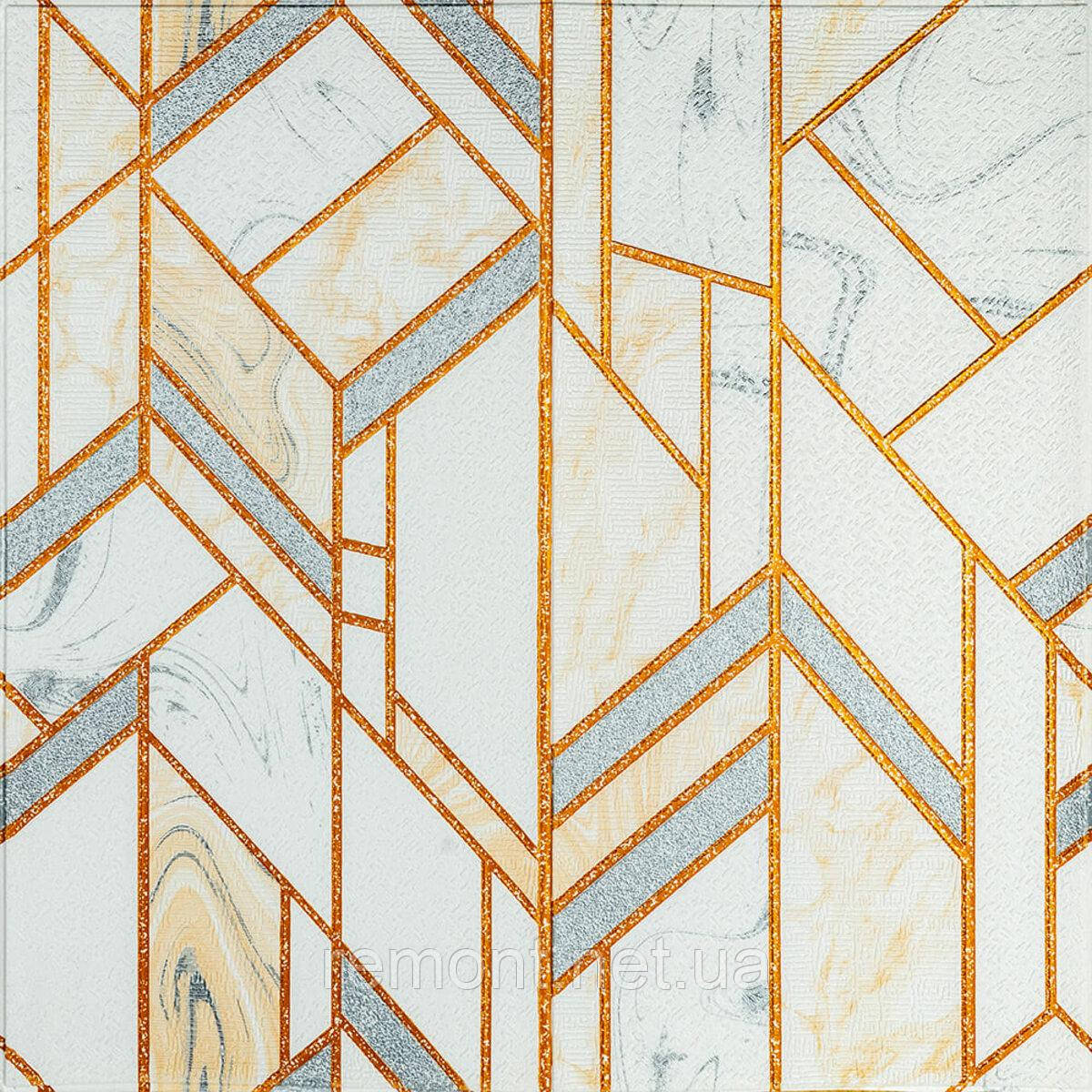 Панель стінова 3D 680х680х4мм Геометрія (D) SW-00001991, фото 1