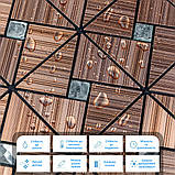 Самоклеюча алюмінієва плитка 300х300х3мм Бронза SW-00001927, фото 4