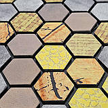 Самоклеюча алюмінієва плитка 300х300х3мм Луска SW-00001931, фото 5