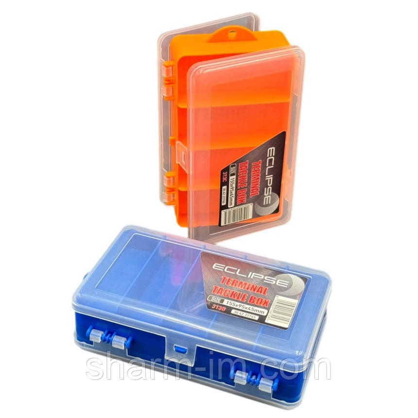 Коробка для приманок Eclipse Terminal Tackle Box 313С двостороння 155х95х45 мм