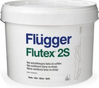 Латексная краска для потолка Flugger Flutex 2S, банка 1 л (отлив)