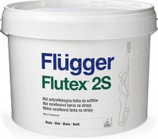 Латексна фарба для стелі Flugger Flutex 2S, банку 1 л (відлив)