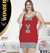 Домашня туніка великих розмірів якість бавовна з лайкра NEW ANGEL Туреччина