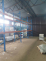 Палітний стелаж-бу. Стелажі під палети бу. Стелажі для складу бу