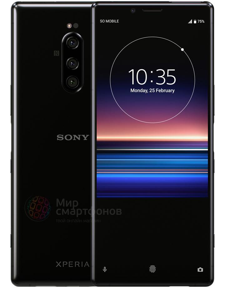 Смартфон Sony Xperia 1 So-03 6/128 Gb Black Qualcomm Snapdragon 855 3330 мАг, фото 1