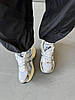 Кросівки Asics Gel 1130 White Silver Black Асікс Гель білі для хлопців дівчат молодіжні весна літо, фото 8