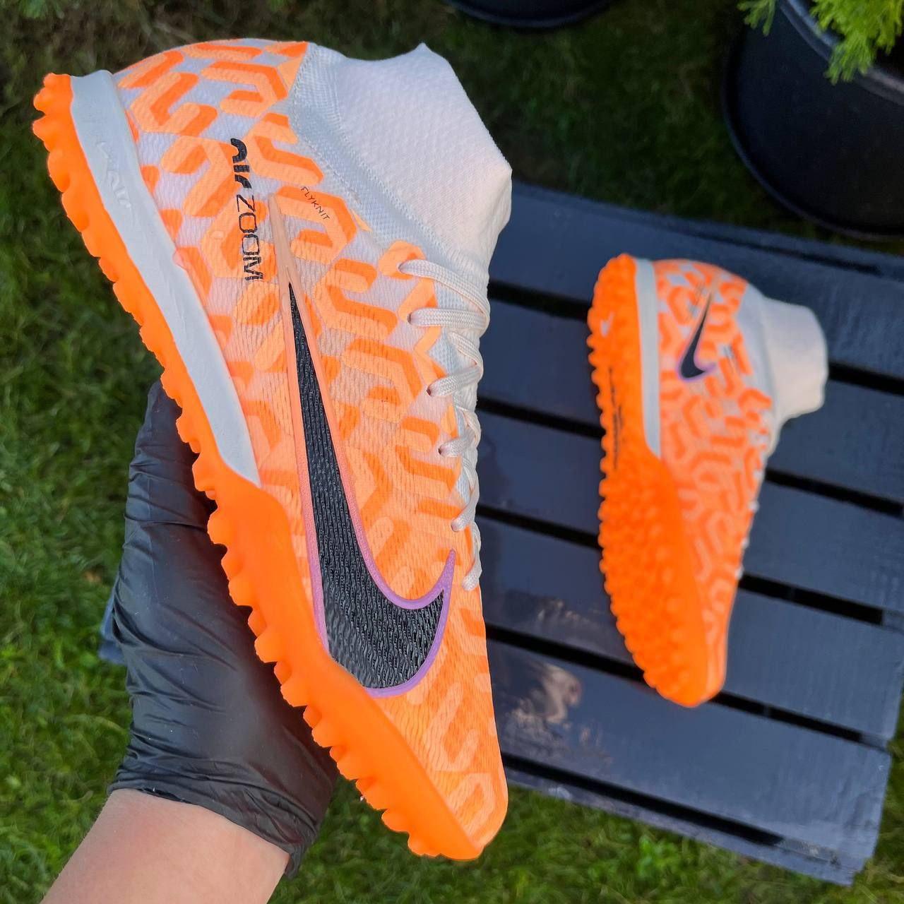 Сороконіжки Nike Air Zoom Vapor XV TF / футбольне взуття / сороконіжки найк меркуріал вапор / найк аір зум