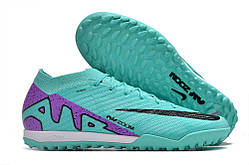 ДитячіСороконіжки Nike Air Zoom Vapor XV TF / футбольне взуття / сороконіжки найк меркуріал вапор / найк аір зум