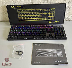 Механічна клавіатура HATOR Starfall Rainbow Origin Red (HTK-608)