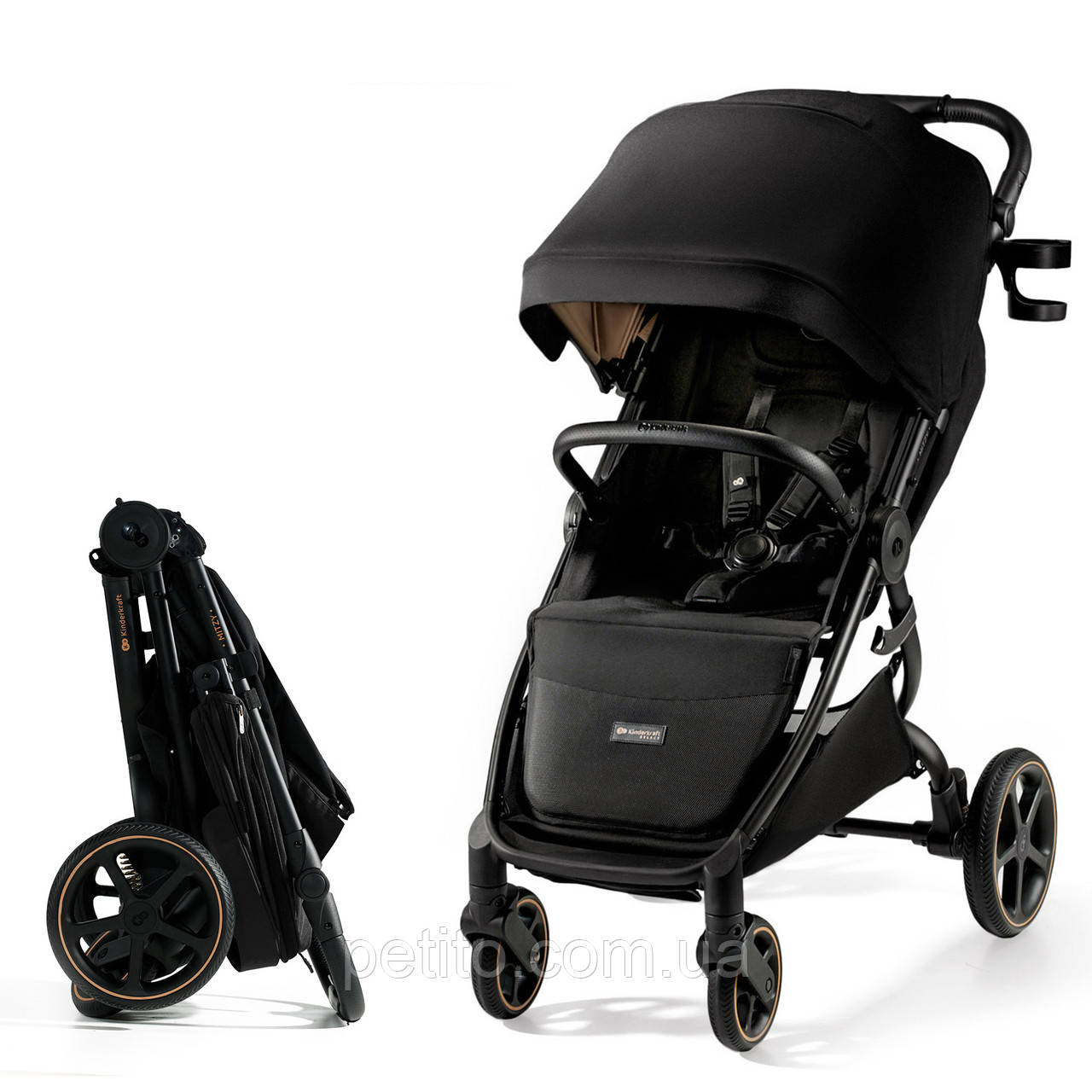Прогулянкова коляска Kinderkraft Mitzy Ink Black (KSMITZ00BLK0000)