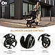 Прогулянкова коляска Kinderkraft Mitzy Ink Black (KSMITZ00BLK0000), фото 4