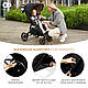Прогулянкова коляска Kinderkraft Mitzy Ink Black (KSMITZ00BLK0000), фото 11