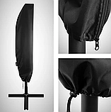 Парасолька садова Garden Rosa 300см Графіт + Чохол в подарунок (Польща) - зонт пляжний, фото 4