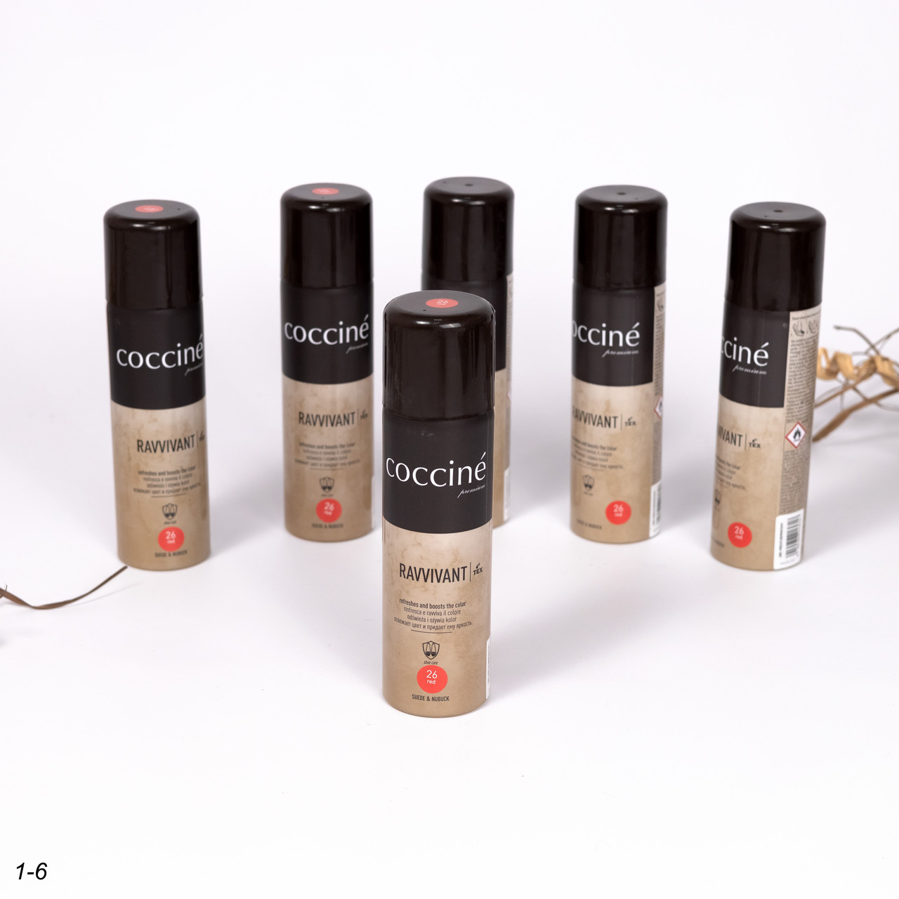 Спрей для восстановления красной замши и нубука Coccine RAVVIVANT 250 ...