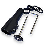 Подовжувач штока вилки руля велосипеда 1-1/8" (28,6 мм) чорний, фото 4