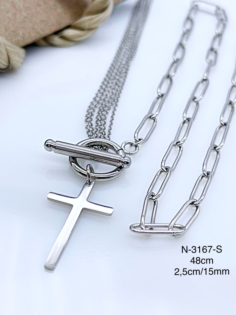 Ланцюжок Stainlees Steel Xuping родій