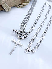 Ланцюжок Stainlees Steel Xuping родій, фото 3