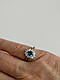 Срібне кільце з топазом 17p SWISS, фото 2