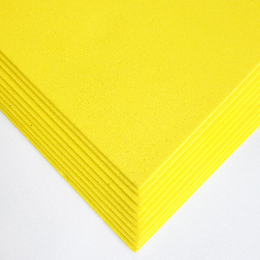 Фоаміран для рукоділля, 2 мм, 20х30 см, жовтий